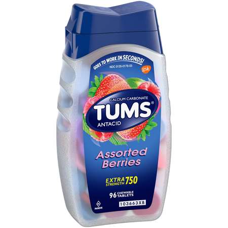 TUMS Tums Assorted Berries Tablets 96 Count, PK24 738896D